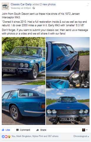 Classic Car Daily - Facebook