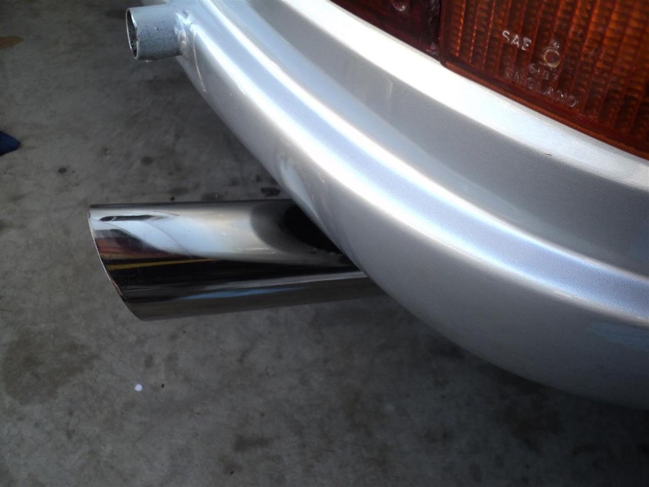 Polished Tailpipe