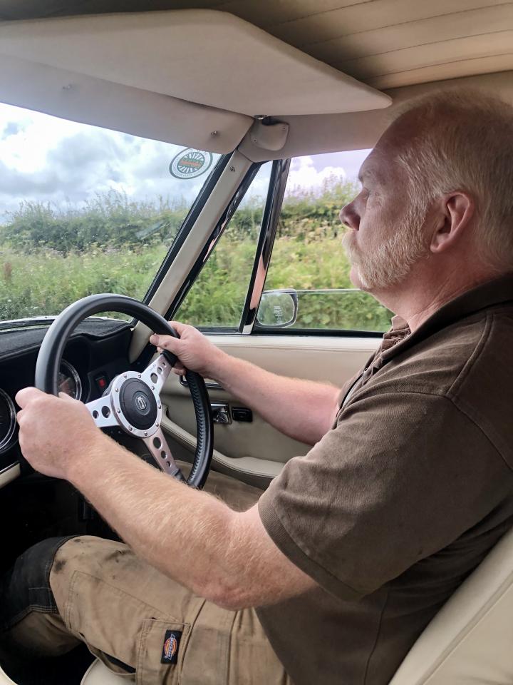 Dave test driving 128/4451