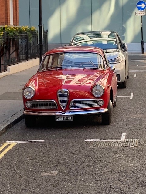 immaculate and exquisite Alfa Giulietta in Mayfair